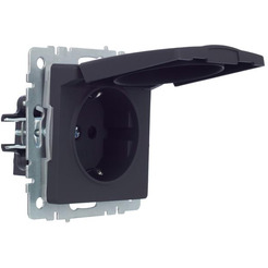 Розетка IEK Brite РСбш10-3-44-БрГ