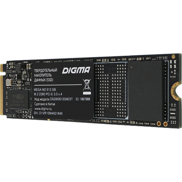 SSD Digma Mega M2 512GB DGSM3512GM23T