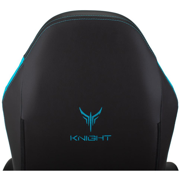 Кресло игровое Knight Neon (1717271) черный/голубой