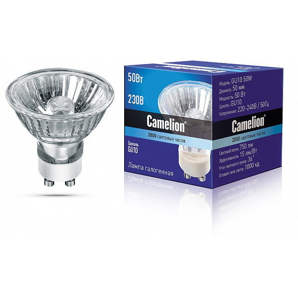 Лампочка Camelion GU10 50W