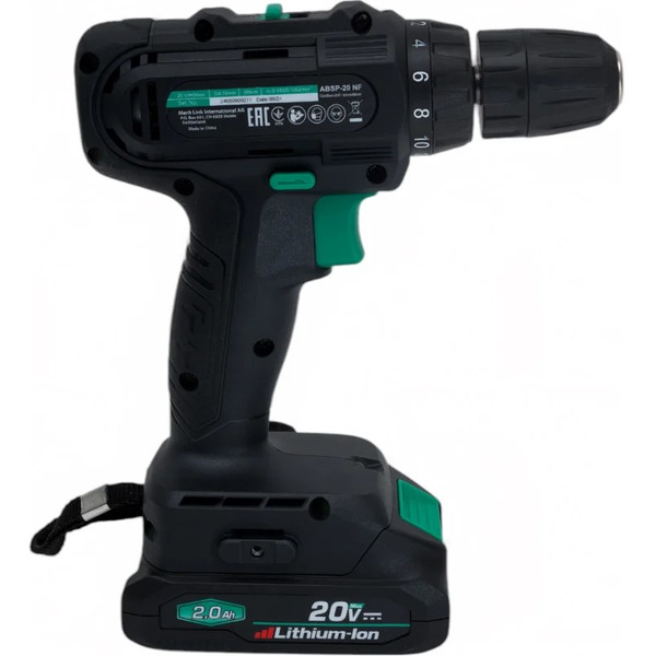 Дрель-шуруповерт DWT ABSP-20 NF-2 BMC (с 2-мя АКБ, кейс)