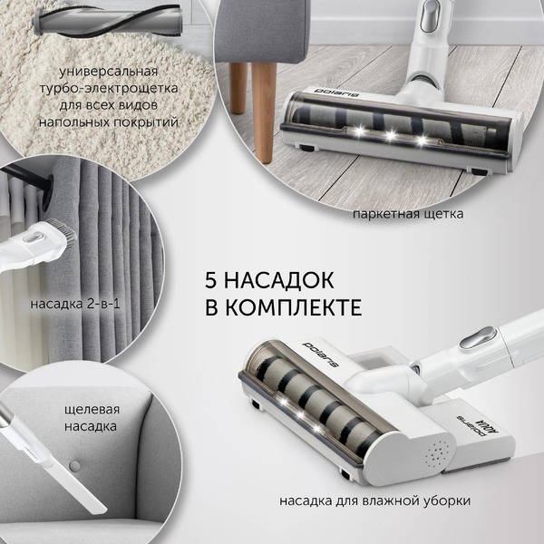 Пылесос Polaris PVCS 7000 Energy WAY AQUA (белый)