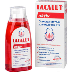 Ополаскиватель для полости рта Lacalut Aktiv (300мл)
