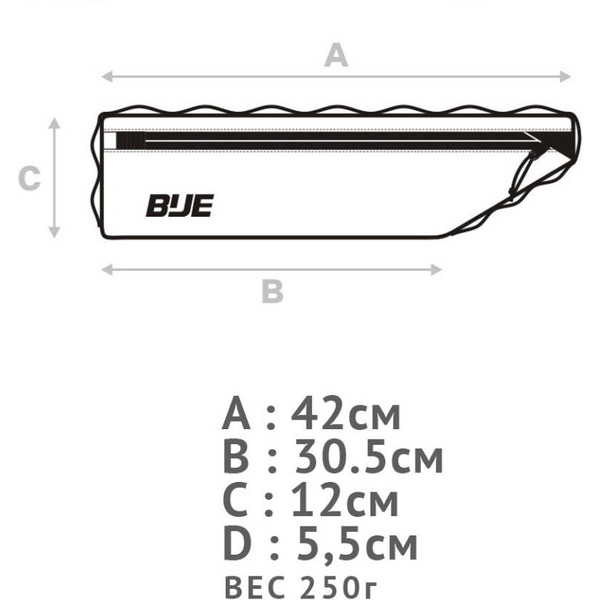 Сумка велосипедная под раму Deepspace BB-005