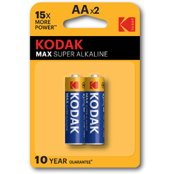 Батарейка щелочная Kodak МАХ LR6-2BL [KAA-2 ] 30952829-RU1