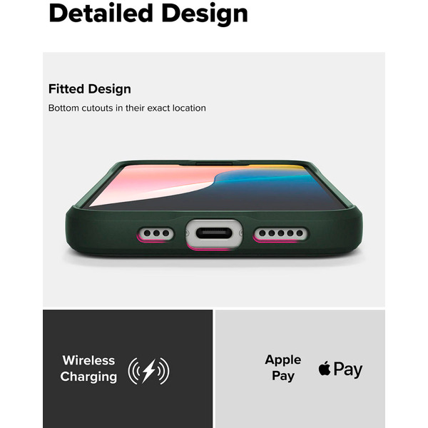 Чехол Ringke ONYX для iPhone 16e DARK GREEN