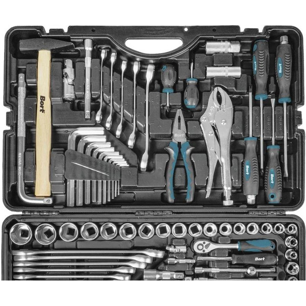 Набор ручного инструмента BORT BTK-142 (93418439)