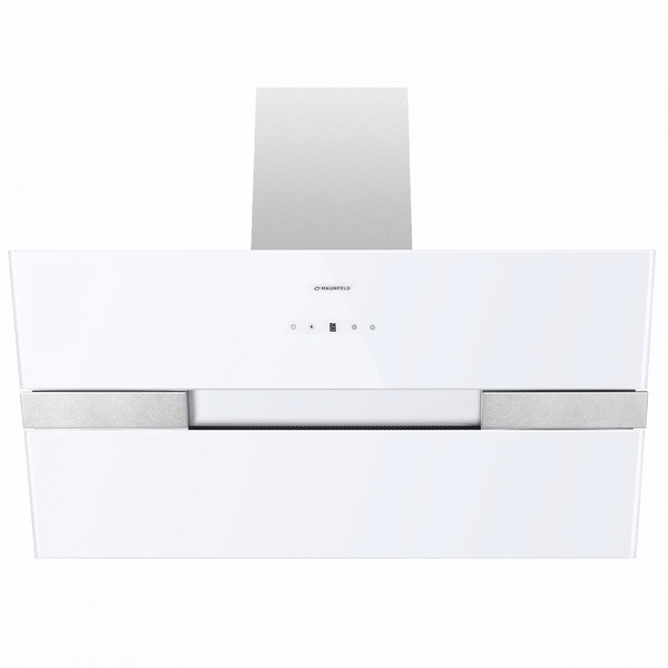 Кухонная вытяжка MAUNFELD Mersey 90 (нержавеющая сталь\белое стекло)