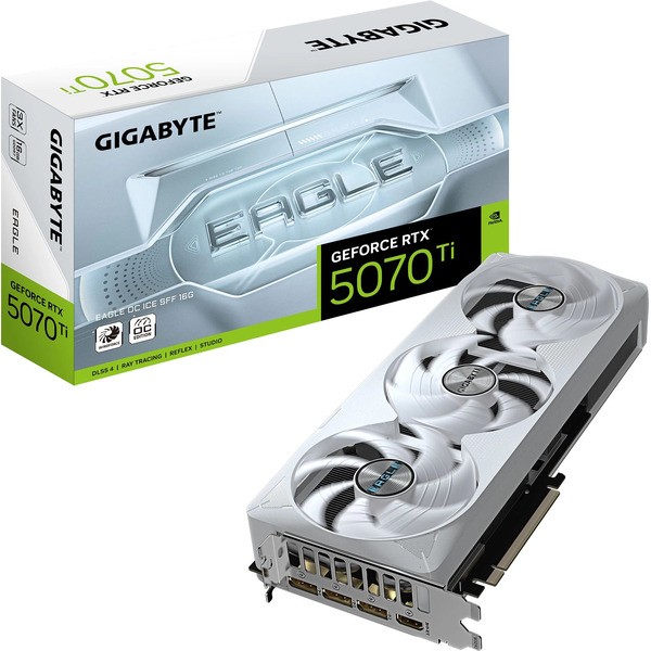 Видеокарта Gigabyte RTX 5070 Ti Eagle OC Ice SFF 16G GDDR7 (GV-N507TEAGLEOC ICE-16GD)