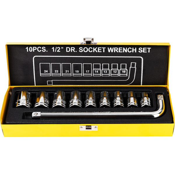 Набор головок торцевых Deli YS EDL2010T