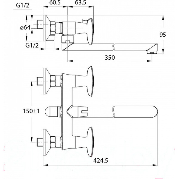 Смеситель IDDIS Copter COPSBL2i10WA