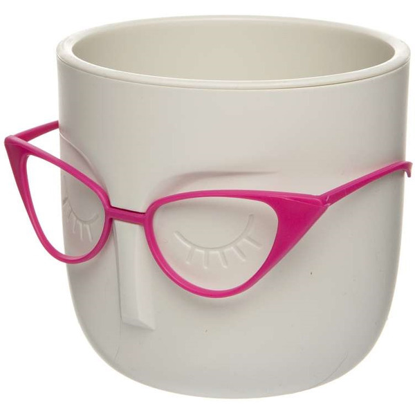 Кашпо IDEA Мари М 3075 (белый ротанг)