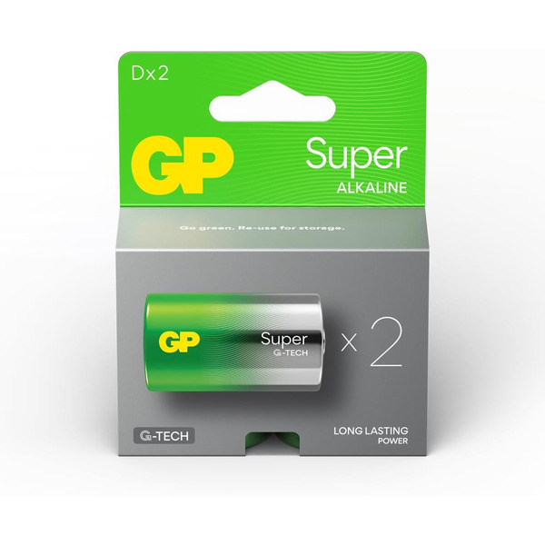 Батарейка GP Super D (2 шт)