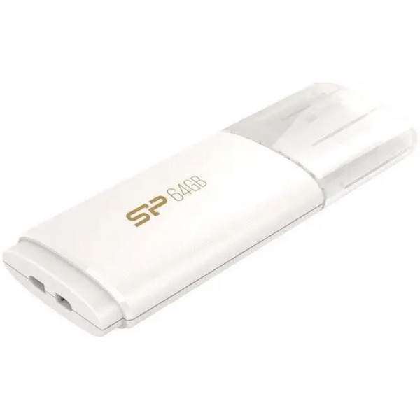 USB Flash Silicon-Power Blaze B06 White 64GB (SP064GBUF3B06V1W)