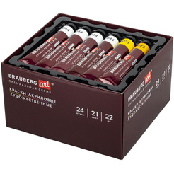 Краски акриловые художественные BRAUBERG ART PREMIERE 191782