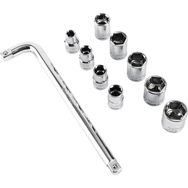 Набор головок торцевых Deli YS EDL2010T