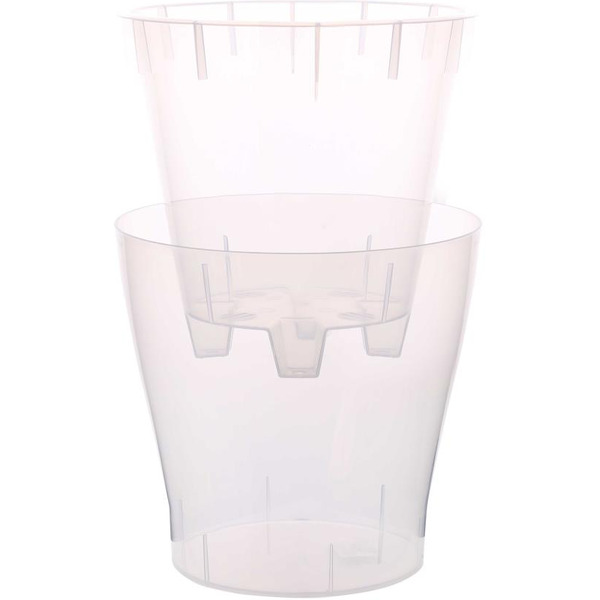 Горшок цветочный Альтернатива Лея М7885 (прозрачный)