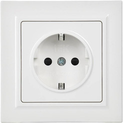 Розетка IEK Brite РСР14-1-0-БрБ