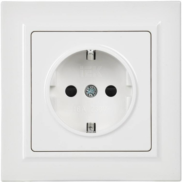 Розетка IEK Brite РСР14-1-0-БрБ