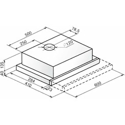 Вытяжка Faber Flox Glass WH A60 110.0436.363