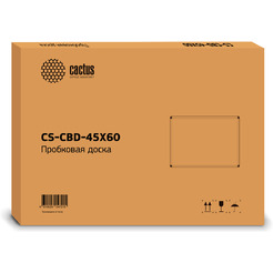 Доска пробковая Cactus CS-CBD-45X60