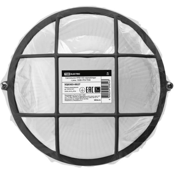 Светильник TDM НПБ1302 (черный)