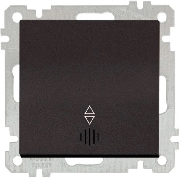 Переключатель на два направления с подсветкой Mutlusan 2100-416-0184 черный мат (21 серия)