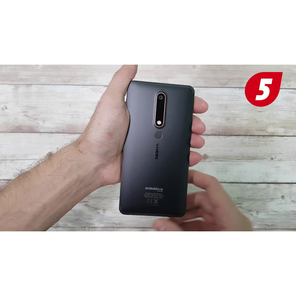 Смартфон Nokia 6.1 черный (11PL2B01A11)