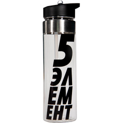 Бутылка для воды "Дай 5 Добру" черная (700 мл)