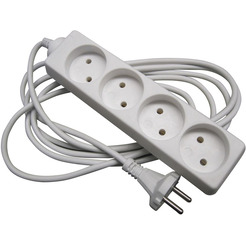 Удлинитель ISSATA IS H04.3 (4 гнезда, 3м)