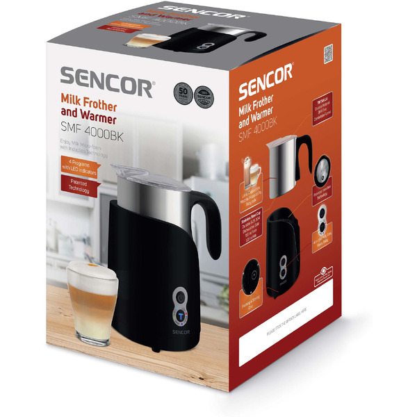 Вспениватель молока Sencor SMF 4000BK