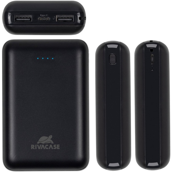 Внешний аккумулятор RIVACASE VA2412 (10000 мАч) Black