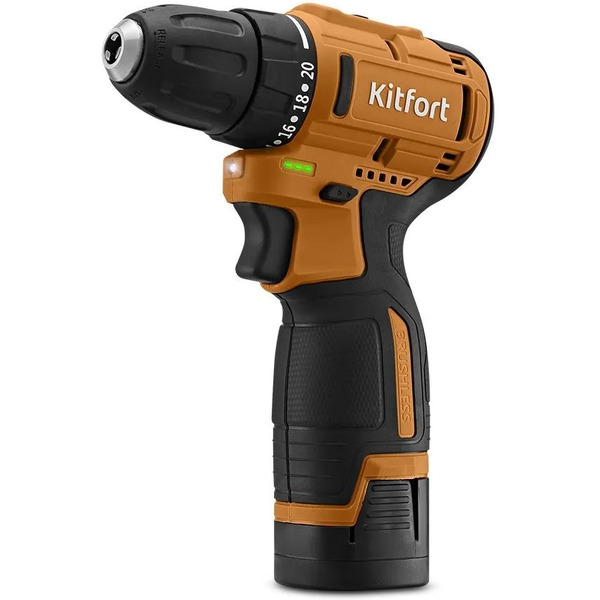 Дрель-шуруповерт Kitfort КТ-6504