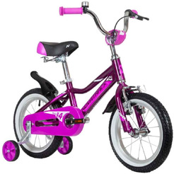 Детский велосипед Novatrack Novara 14 2022 145ANOVARA.VL22 (фиолетовый)