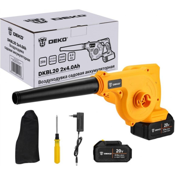 Воздуходувка Deko DKBL20 SET 063-4313 (с 2-мя АКБ)