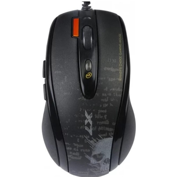 Мышь игровая A4Tech V-Track F5 (чёрный/рисунок)