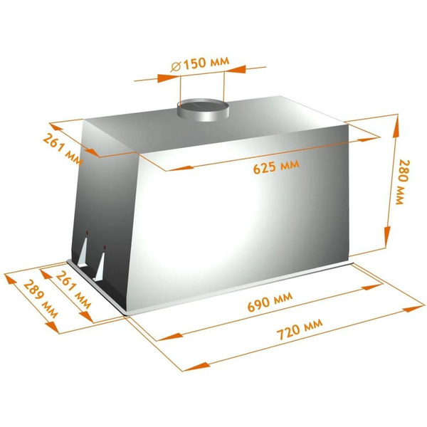 Вытяжка Backer BH74MC-18F12K Black
