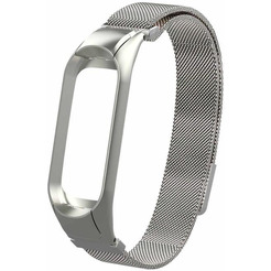 Ремешок Bingo Magnetic для Xiaomi Mi Band 3/4 Серебристый