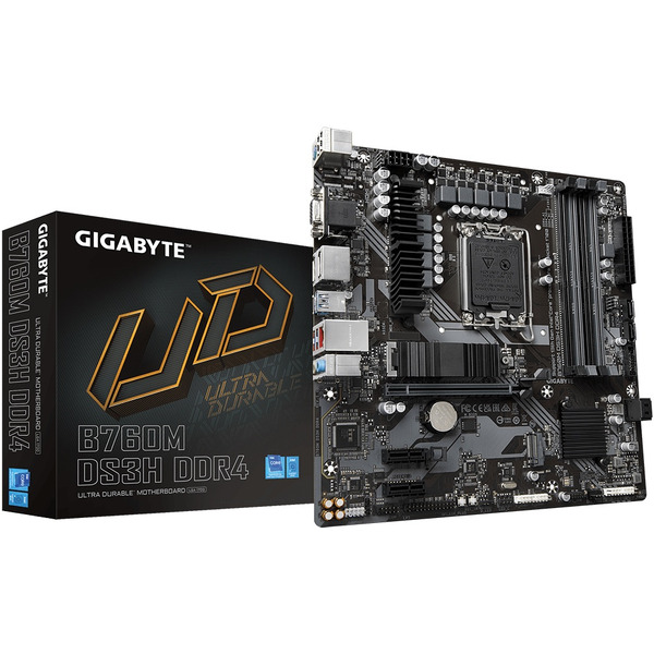 Материнская плата Gigabyte B760M DS3H DDR4 (rev. 1.0)