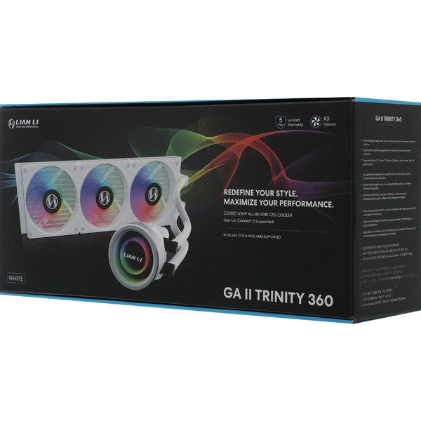 Система жидкостного охлаждения для процессора Lian Li Galahad II Trinity 360 G89.GA2T36W.00