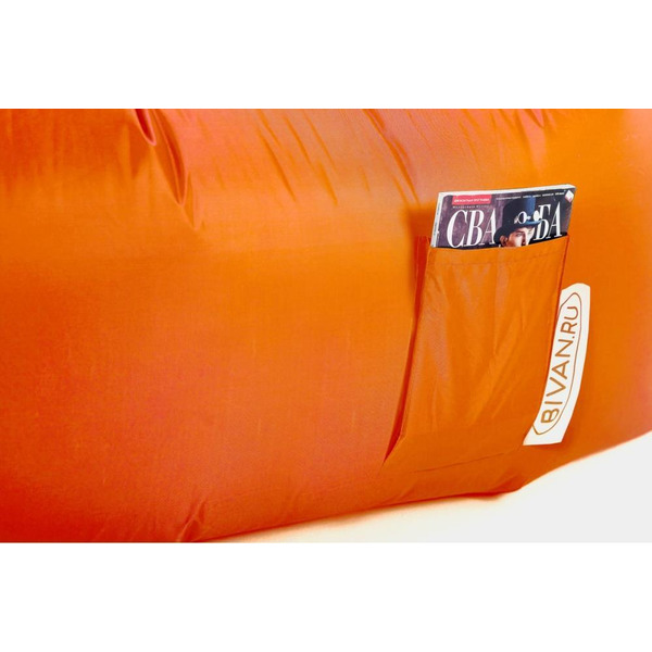 Надувной диван БИВАН Классический BVN18-CLS-ORN (оранжевый)