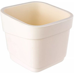Горшок Полимербыт Hills 4397607 (молочный)