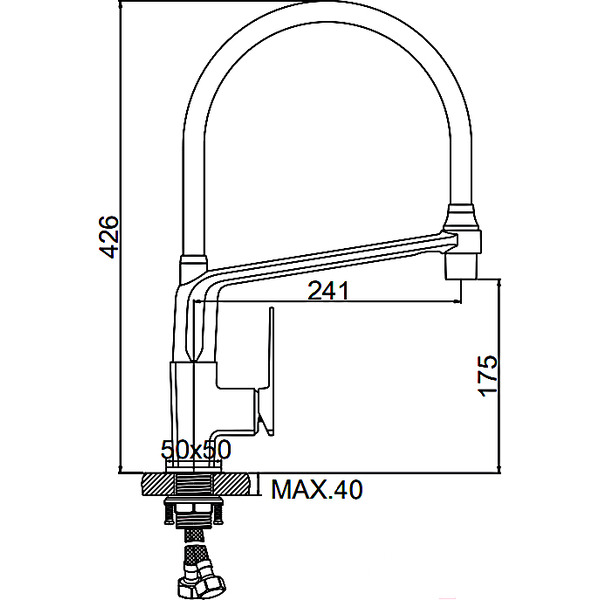 Смеситель Ledeme L4078B-2