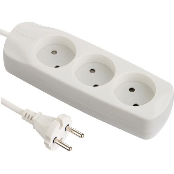 Удлинитель Electraline 62551 (3 м, белый)