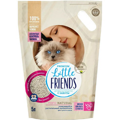 Наполнитель для туалета Little Friends Tofu Natural 5 л