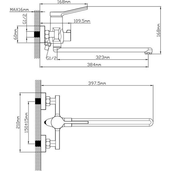 Смеситель Econoce EC0731BL