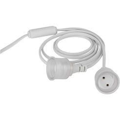 Патрон ЭРА FITO-Holder G13 IP65 mах Т8 для ламп FITO до 1200 мм 2хG13 с выключателем и вилкой 1.5 м