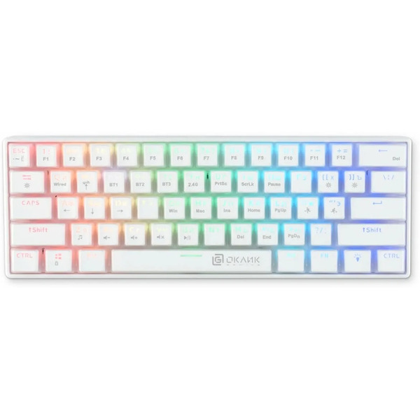 Клавиатура Oklick K763W (белый)