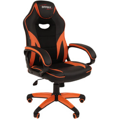 Кресло Brabix GM-161 (черный/оранжевый)