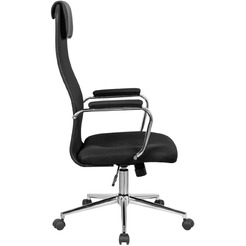 Кресло офисное SITUP ALFA chrome (сетка Black / Black)